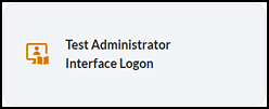 Test Administrator Interface Logon button on the CAASPP & ELPAC Website.