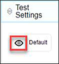 A portion of the Test Administration Interface window with the Details icon called out. 