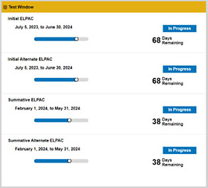 Test Window – ELPAC.