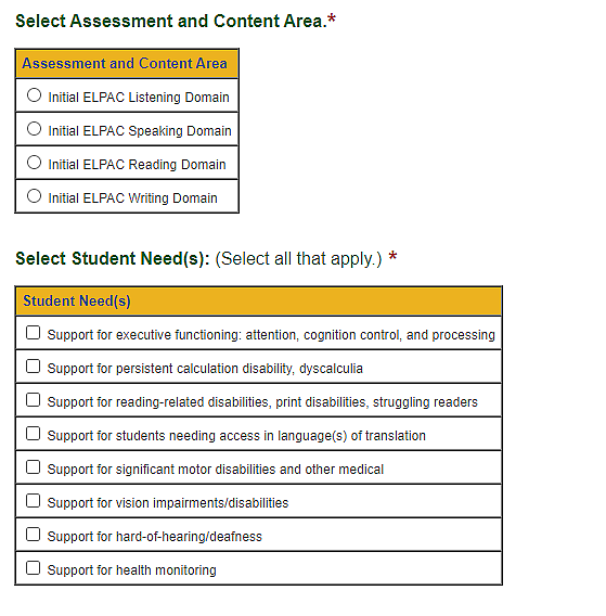 The 'Add/Edit Other Unlisted Resource' section of the Unlisted Resources tab for Initial Alternate ELPAC.