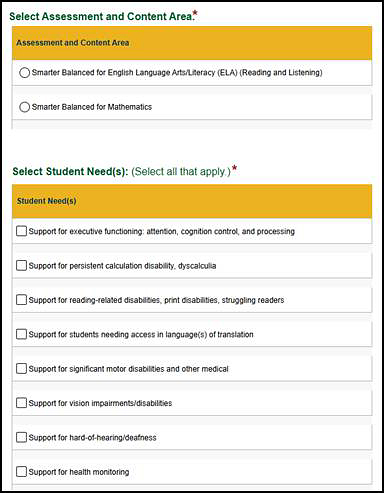 CAASPP Add/Edit Other Unlisted Resources screen.